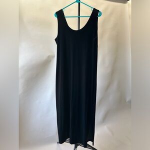 Vintage KC Spencer 90s sleeveless stretch velvet dress